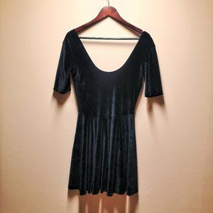 Kimchi Blue- Black velvet dress